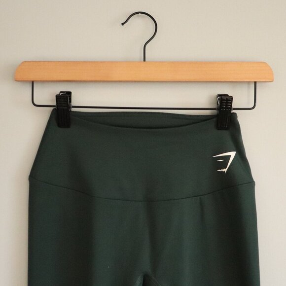 Gymshark Women's XS Green Training Stretch Activewear Skinny Leggings - Picture 3 of 10